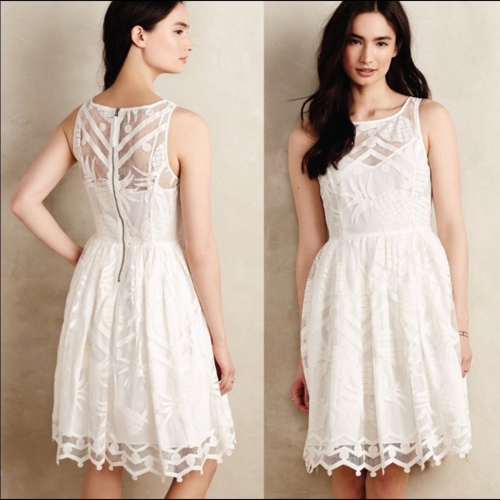 Maeve "Pineapple" Lace and Broderie dress, 12